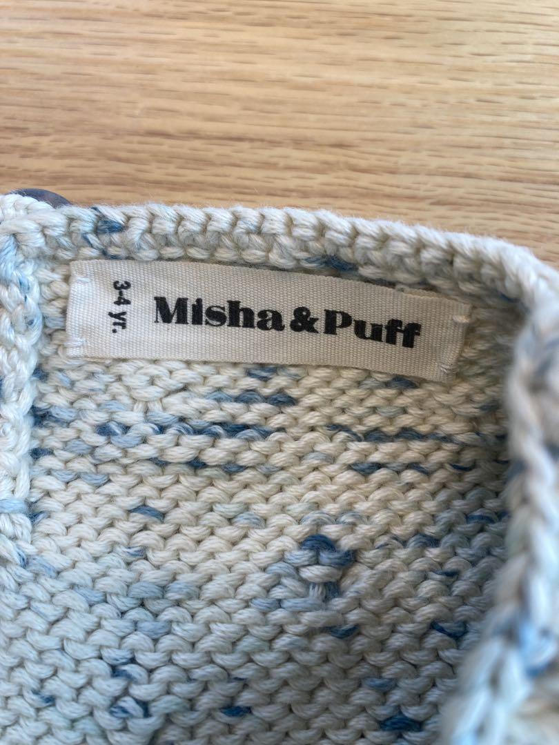 misha and puff ポップコーンセーター　3-4Y