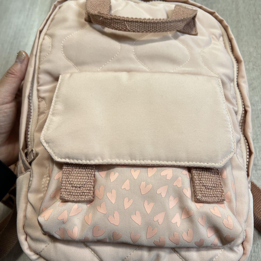 ZARA 通園 リュック ピンク ハート - メルカリ