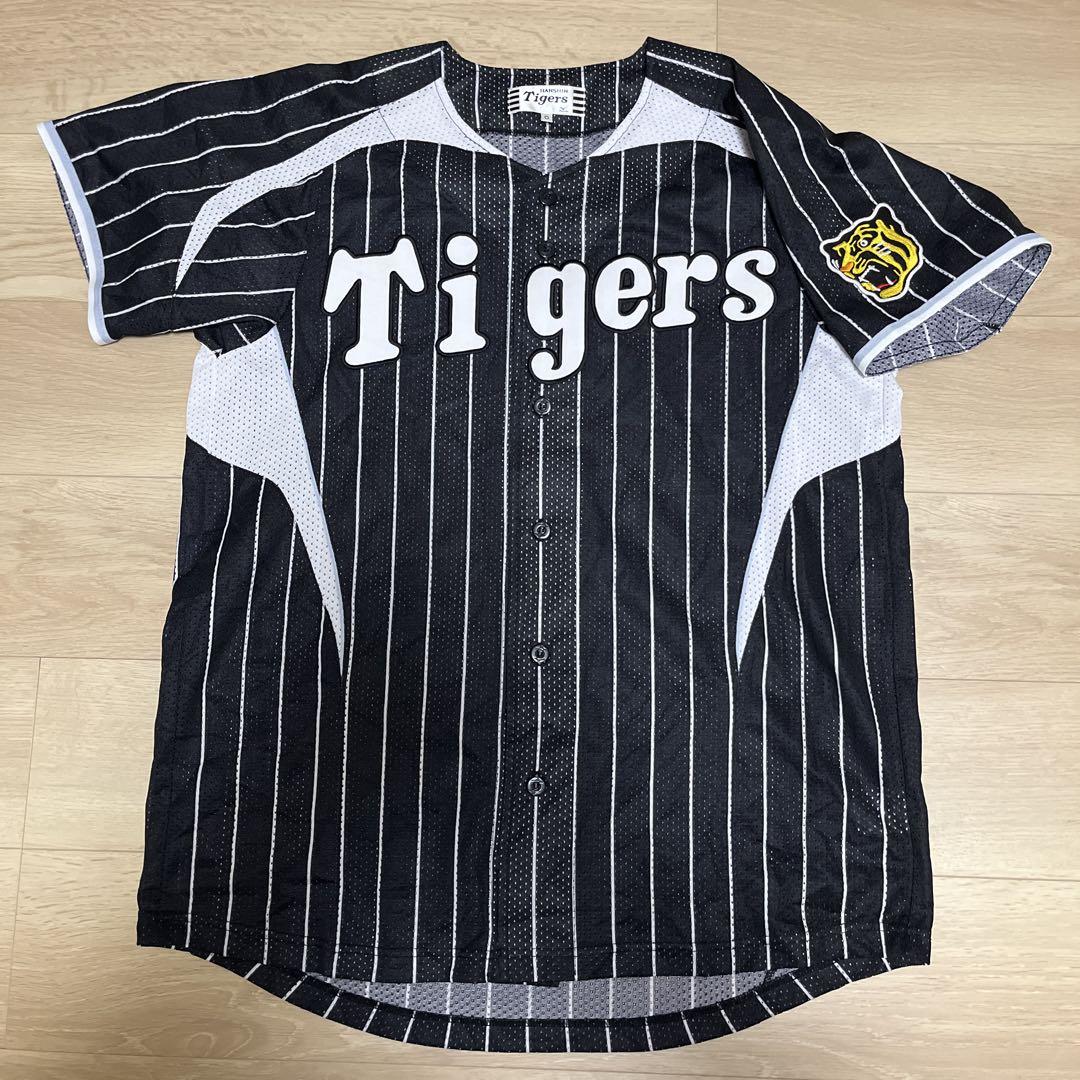 阪神タイガース　無地背番号無し　メッシュユニフォーム 阪神タイガース ブラックメッシュユニフォーム 無地背番号無し