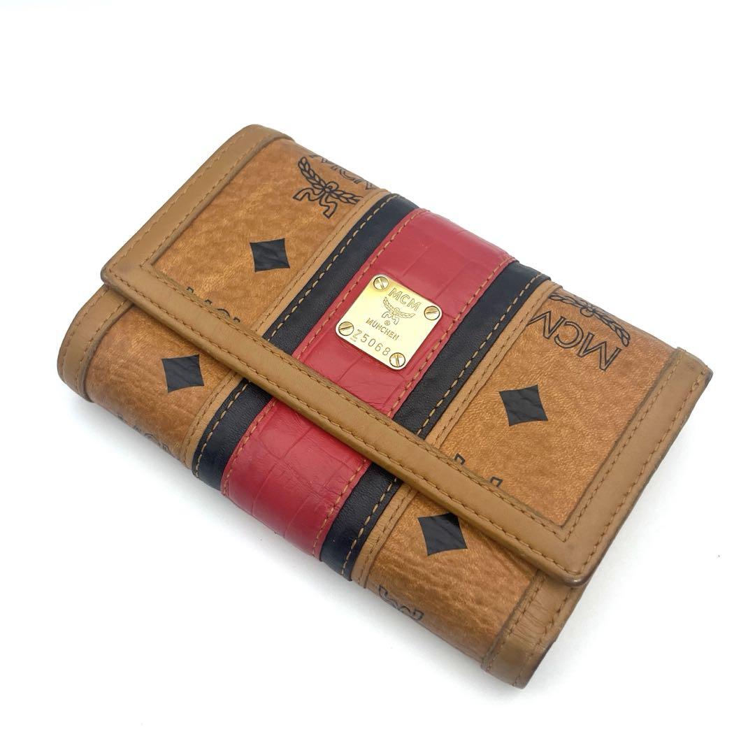 MCM エムシーエム　折り財布　ライトブラウン