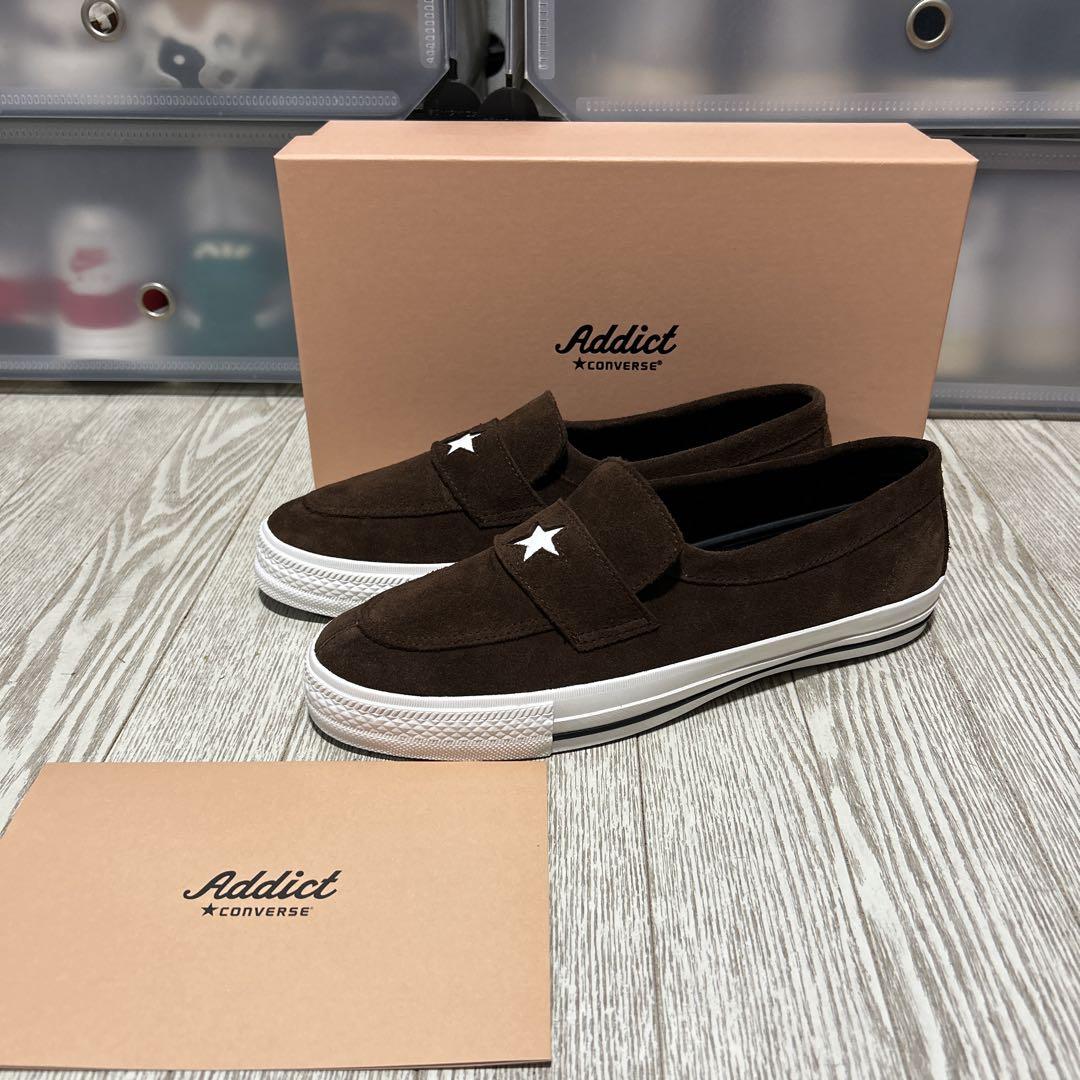 Converse addict one star loafer brown