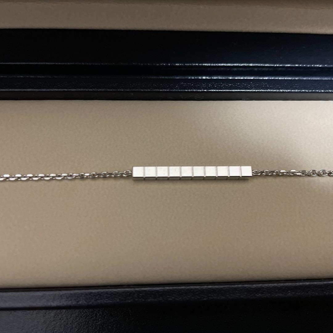 超美品 ショパール Chopardアイスキューブ ブレスレット　ホワイトゴールド