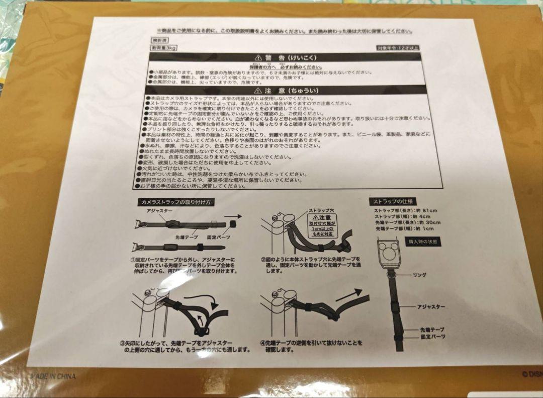 ディズニー ファンダフル限定 ビッグバンドビート カメラストラップ ポーチ付き