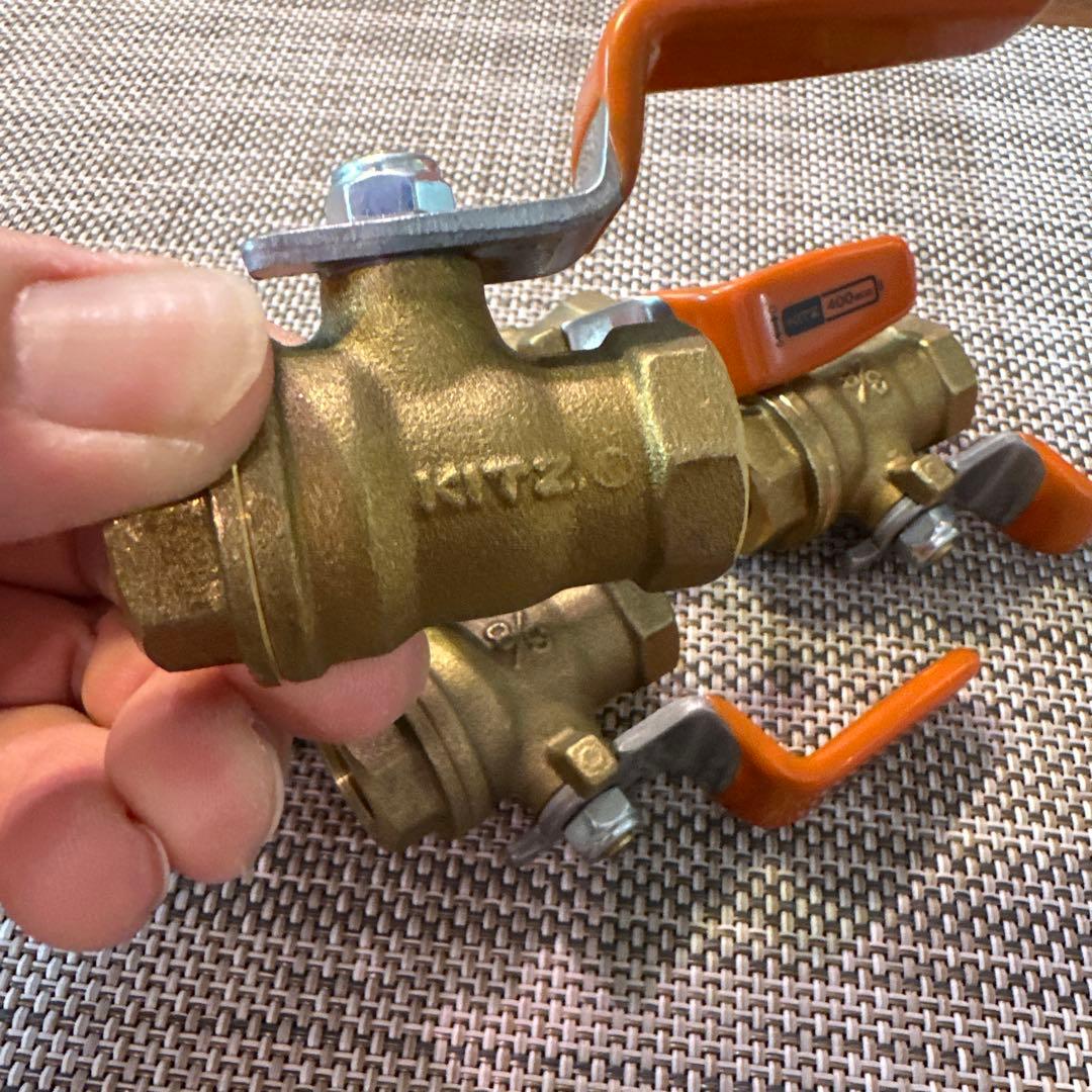 kitz 400WOG ボールバルブ 10A 5点セットKITZ HRDEVELOPMENT_JP