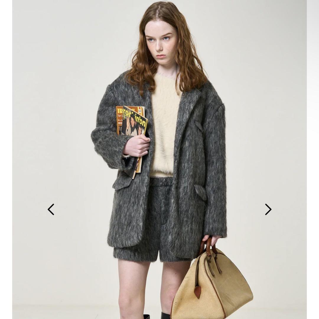 〜お値下げ中〜CHAMONIX SHAGGY JACKET（gray） お値下げ中〜CHAMONIX SHAGGY JACKET（gray）
