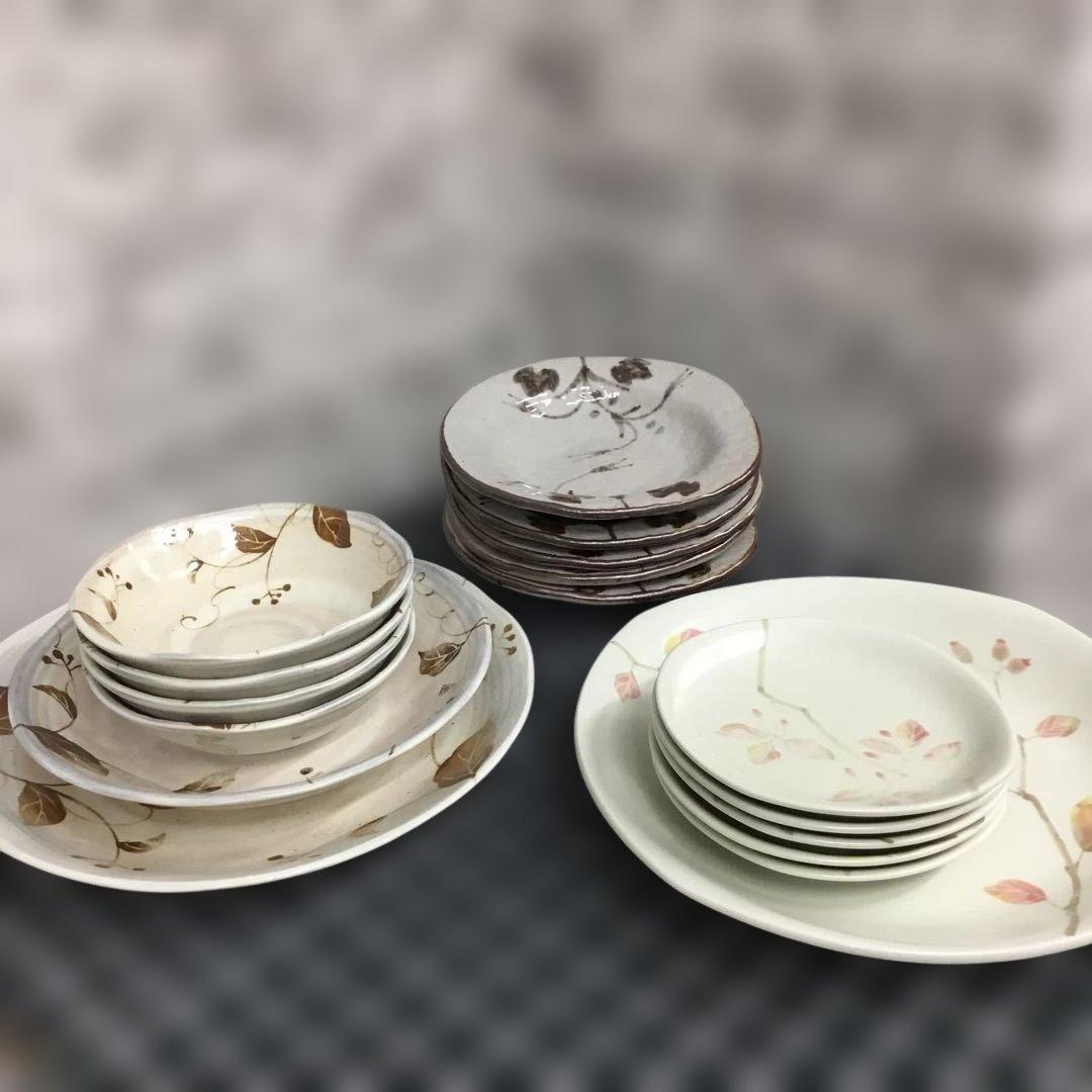 たち吉 花数寄 みのり おもてなし揃 万葉 取り分け揃 志野草文 銘々皿 まとめ目立った傷や汚れなし