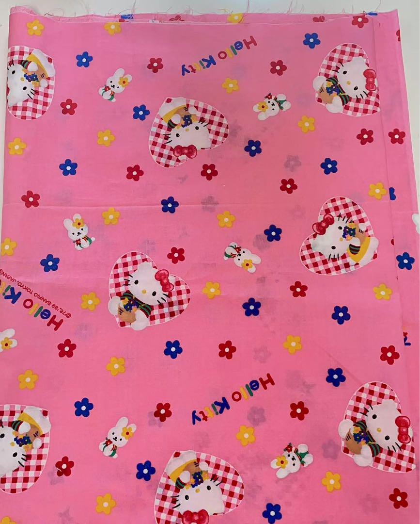 レア⭐️サンリオレトロ 八ロ一キティ布 生地50x70cm位