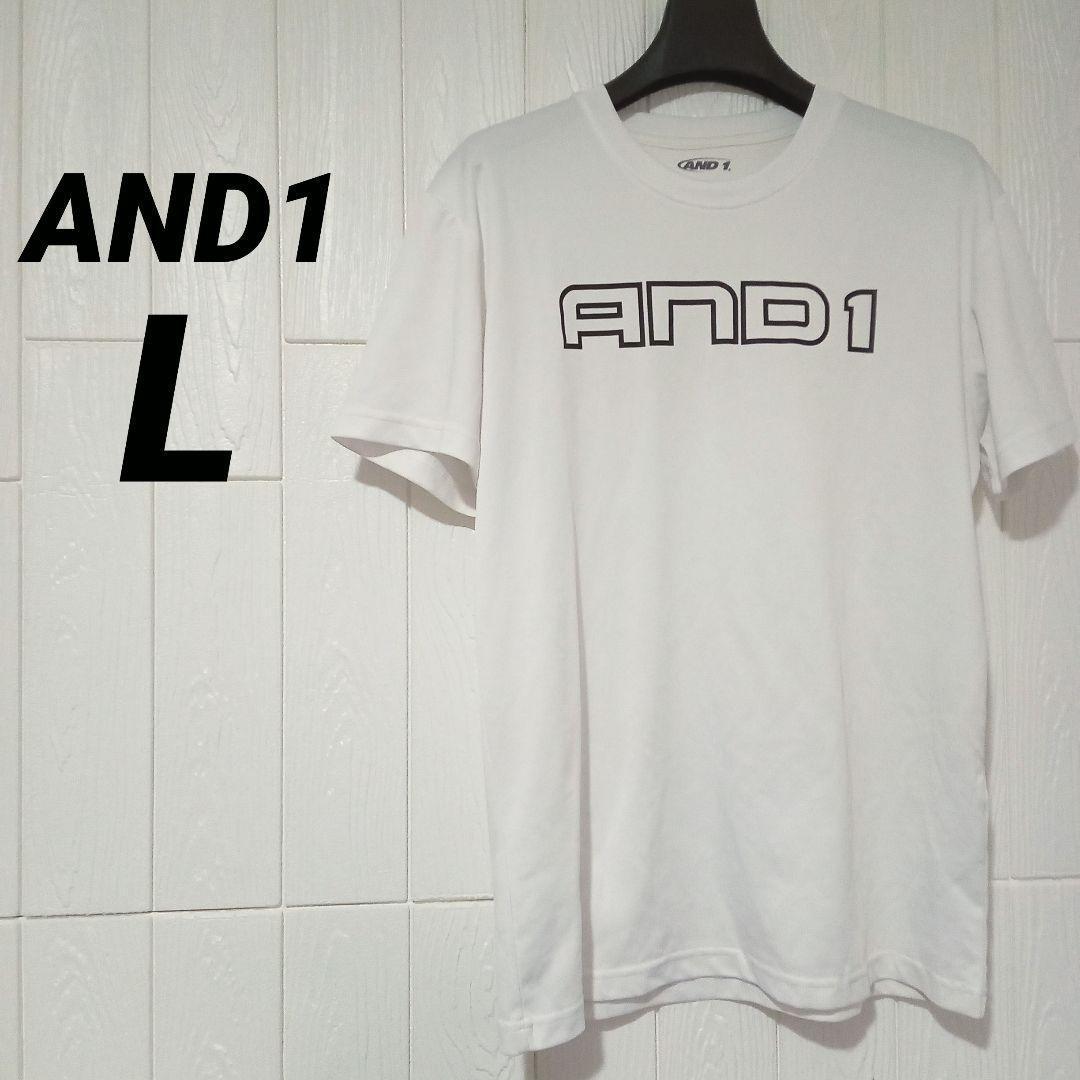 限定セール -SALE L バスケ 練習着 半袖 Tシャツ AND1 ホワイト メルカリ - ウェア