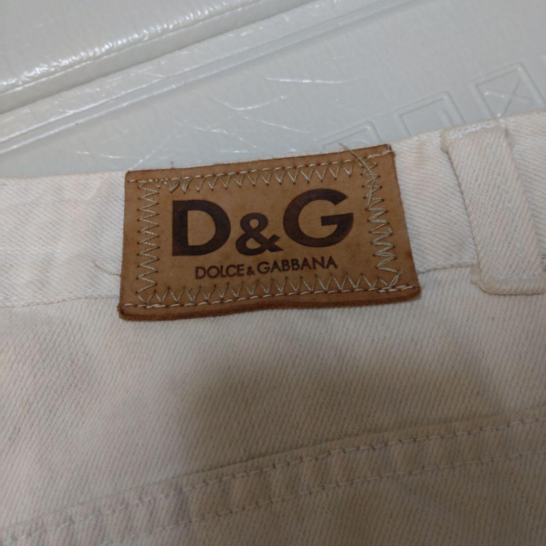 DOLCE＆GABBAN　ホワイトジーンズ　ホワイトパンツ　ドルガバ