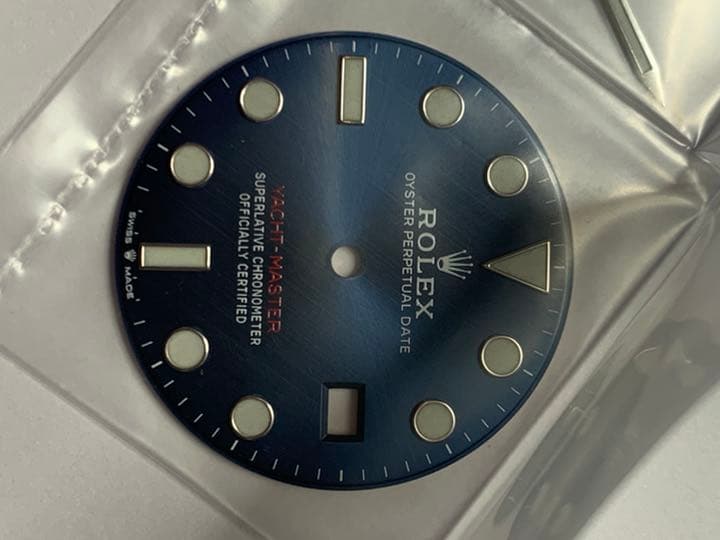 ロレックス ヨットマスター 126622 ブルー文字盤 赤秒針 長針 短針 www