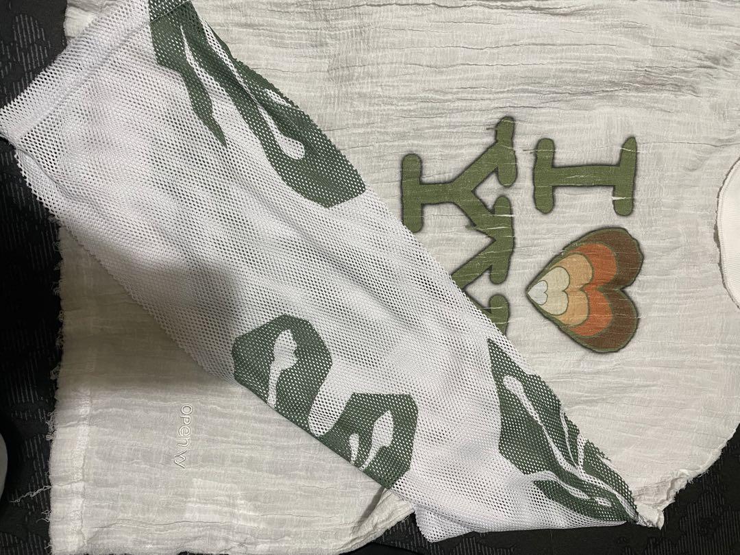 open yy メッシュ　ロング　T