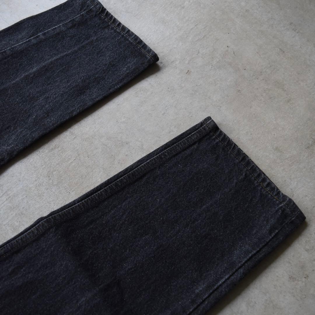 90s Levis501 リーバイス501先染めブラックデニム W30