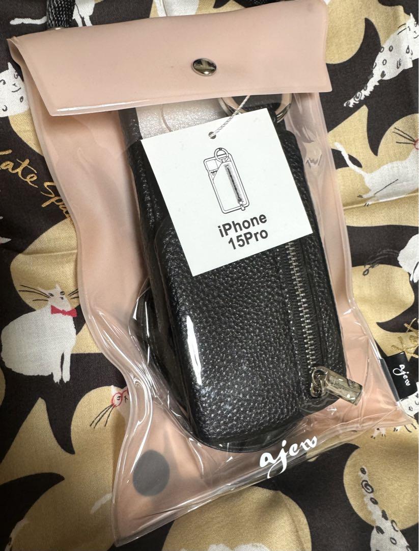 新品未開封☆ajew iPhone 15 Pro ケース ブラック☆