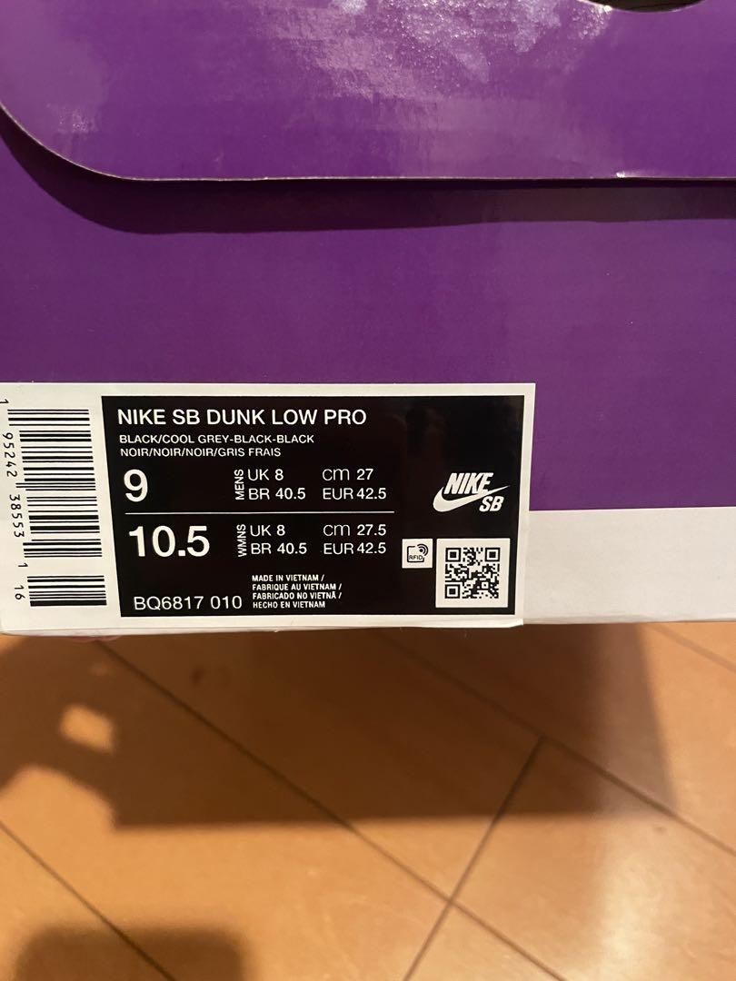 スケートボード Nike Dunk SB low fog 27