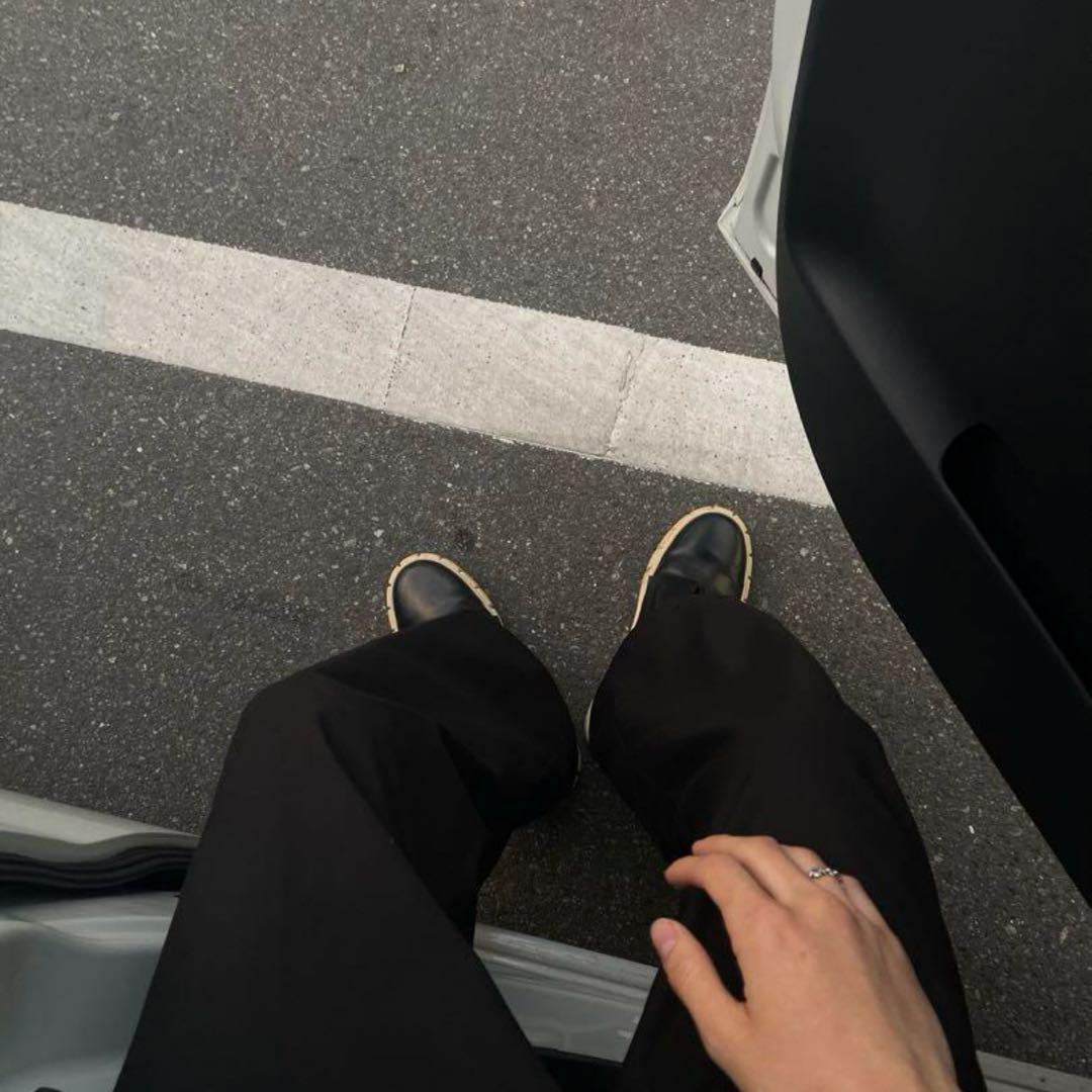 Rick Owens似 レザーシューズ