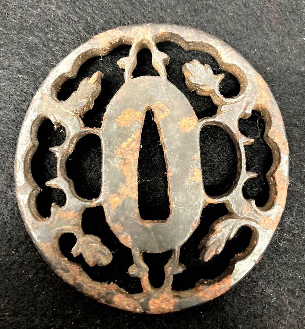 お年玉セール特価】 刀 イミテーション骨董品- 鍔 鍔 刀 骨董品