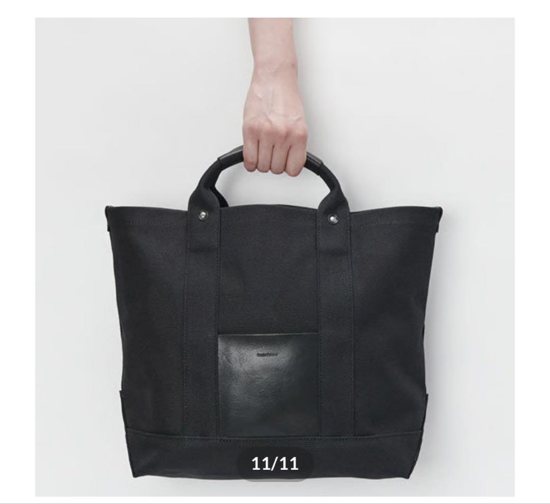 Hender Schemeエンダースキーマ　ブラックトートバッグ