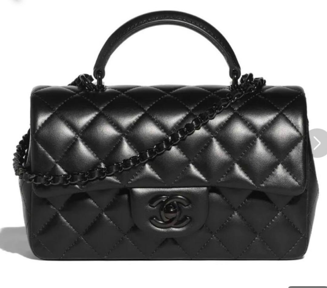 【憧れの名品】CHANEL トップハンドル ミニマトラッセ ブラック 新作》大人女子憧れ【CHANEL】ミニマトラッセ トップハンドル