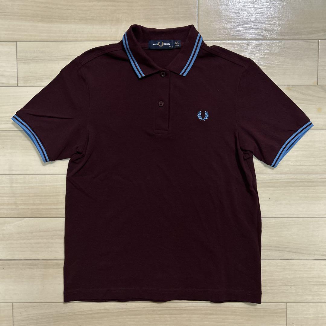 FRED PERRY×Ray BEAMS 別注 ポロシャツ ワインレッド 38 - メルカリ