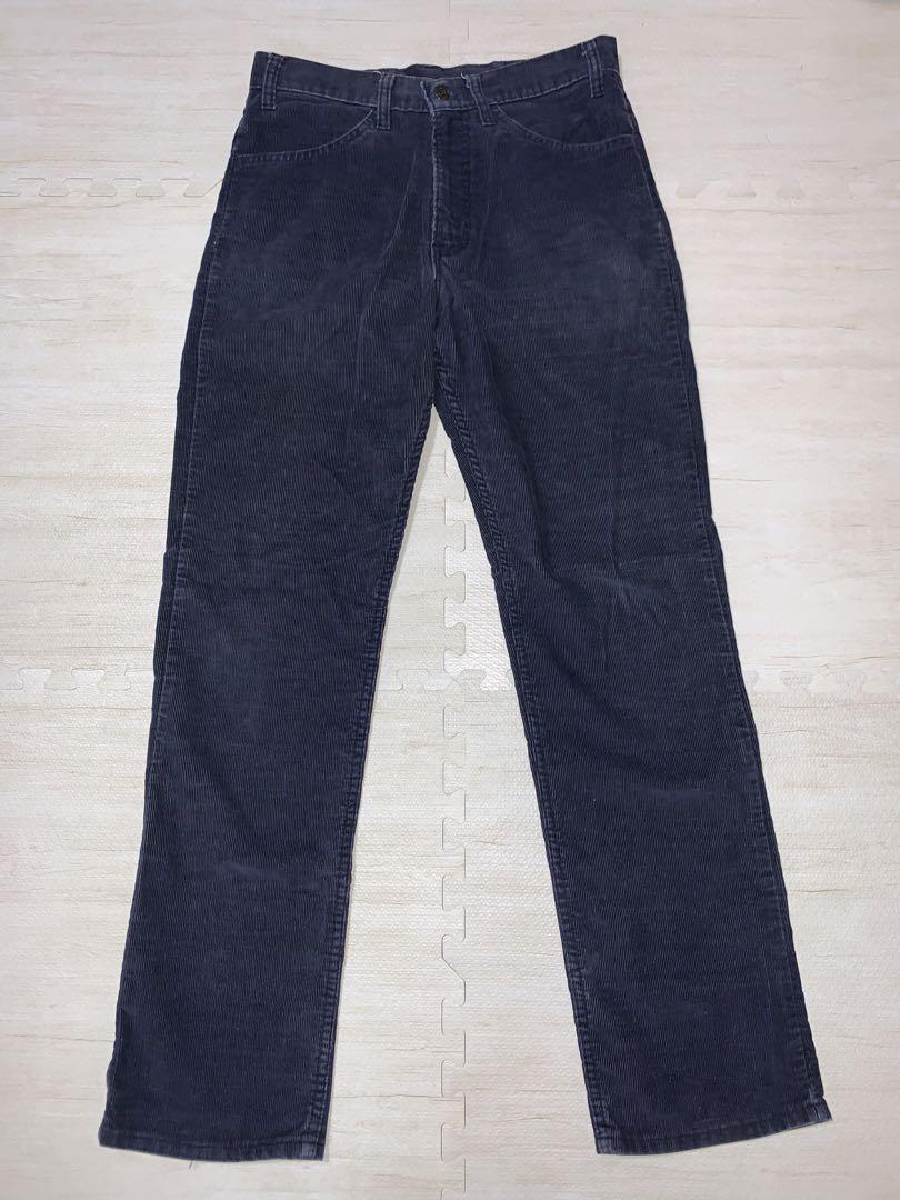 80s Levis 519 1517 w32 コーデュロイパンツ ネイビー