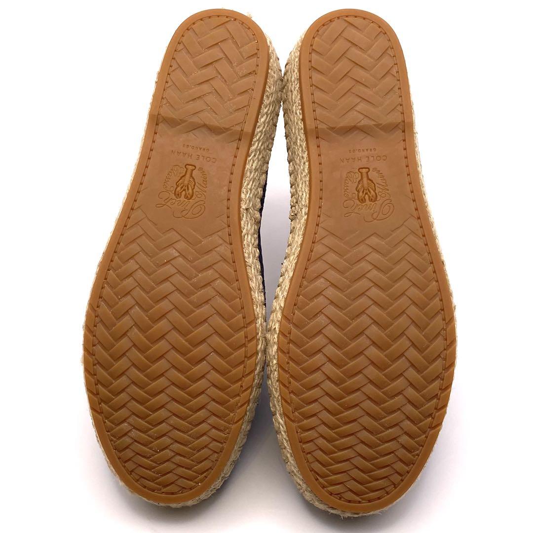 【新品同様】現行モデル 定価29,700円 コールハーンエスパドリーユ 23.5
