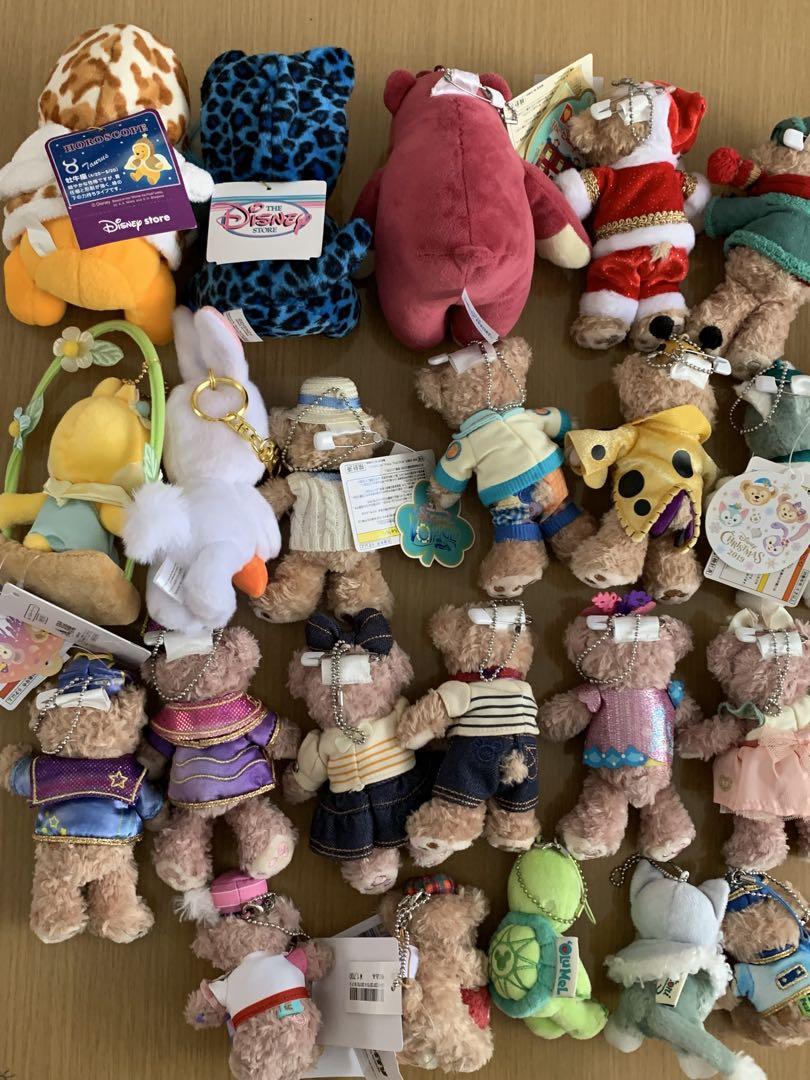 ディズニー ぬいぐるみストラップ まとめ売り プーさん・ドナルド・スティッチ・サリー・シンバ！東京