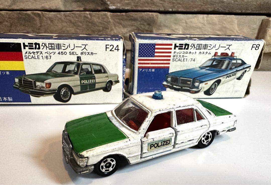 トミカ 日本製 外国車シリーズ　ベンツ450・ダッチコロネット　ポリスカー