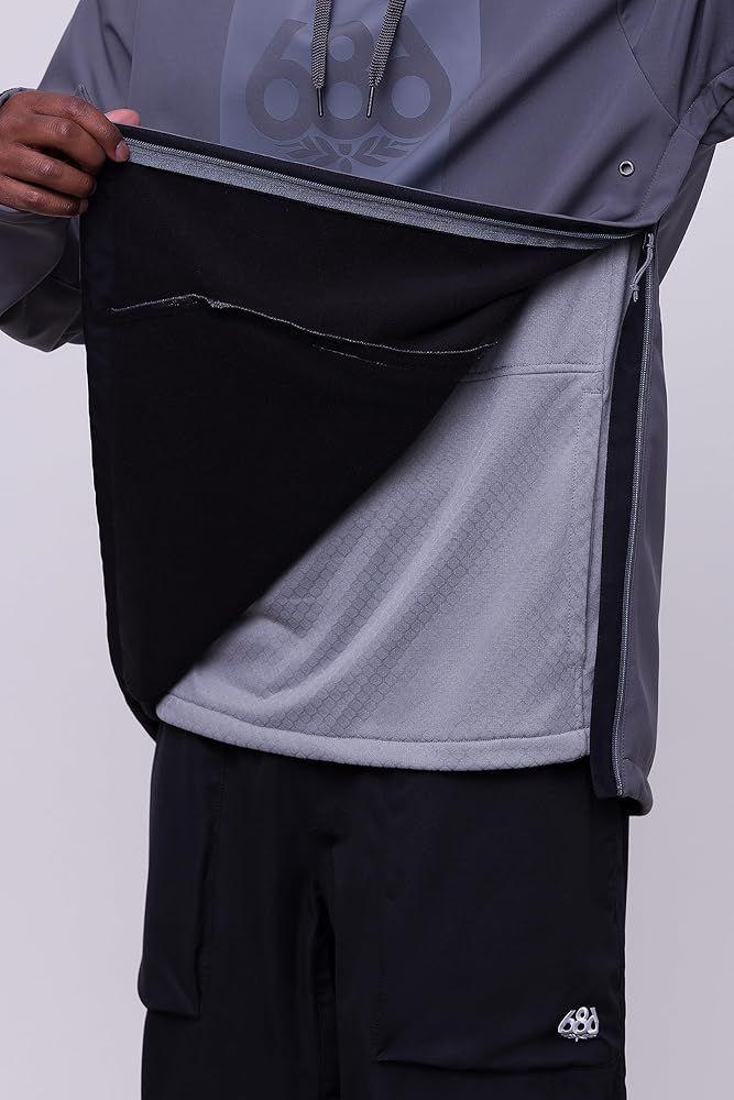 686 WATERPROOF HOODY スノボウェア rhino-grey