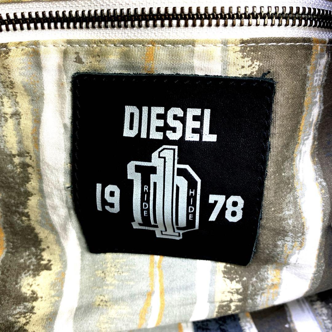【激レア】DIESEL 大型ボストンバッグ 2way Black leather