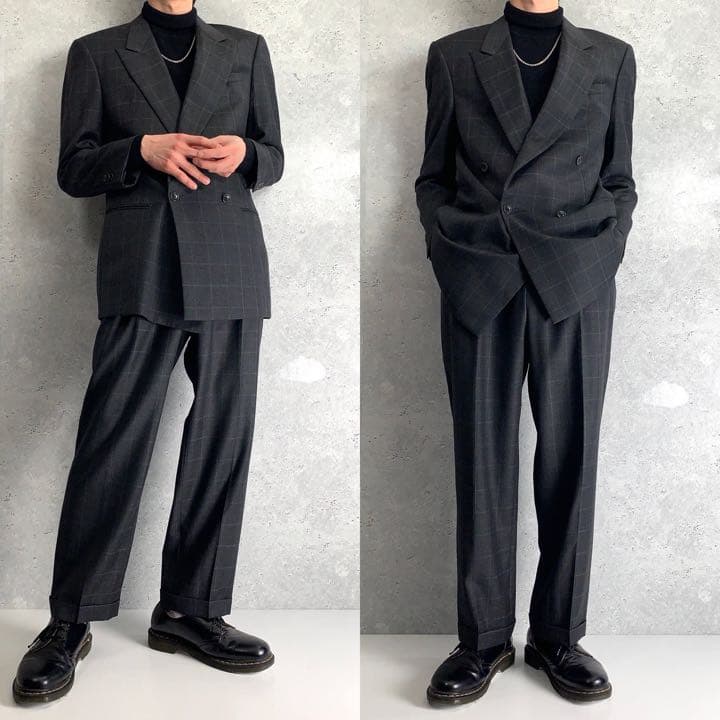 新作続新作続美品 アルマーニコレツィオーニ ダブルセットアップ