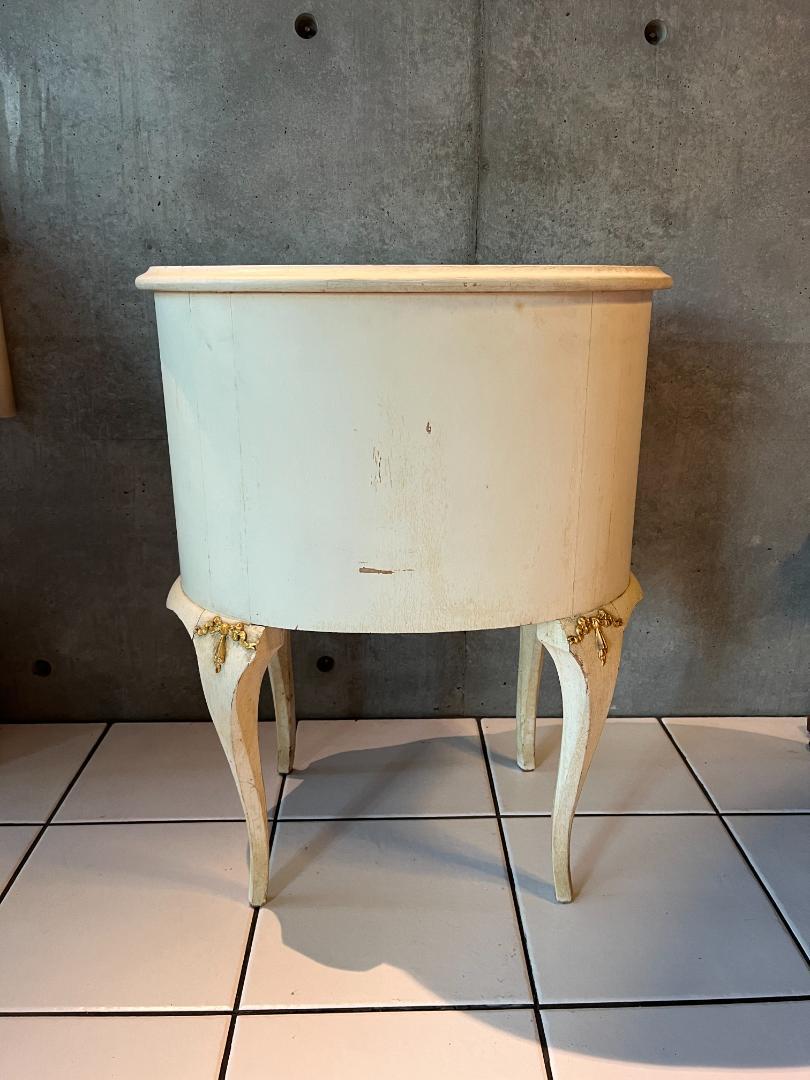 りんさま アンティーク家具 三面鏡付キャビネット