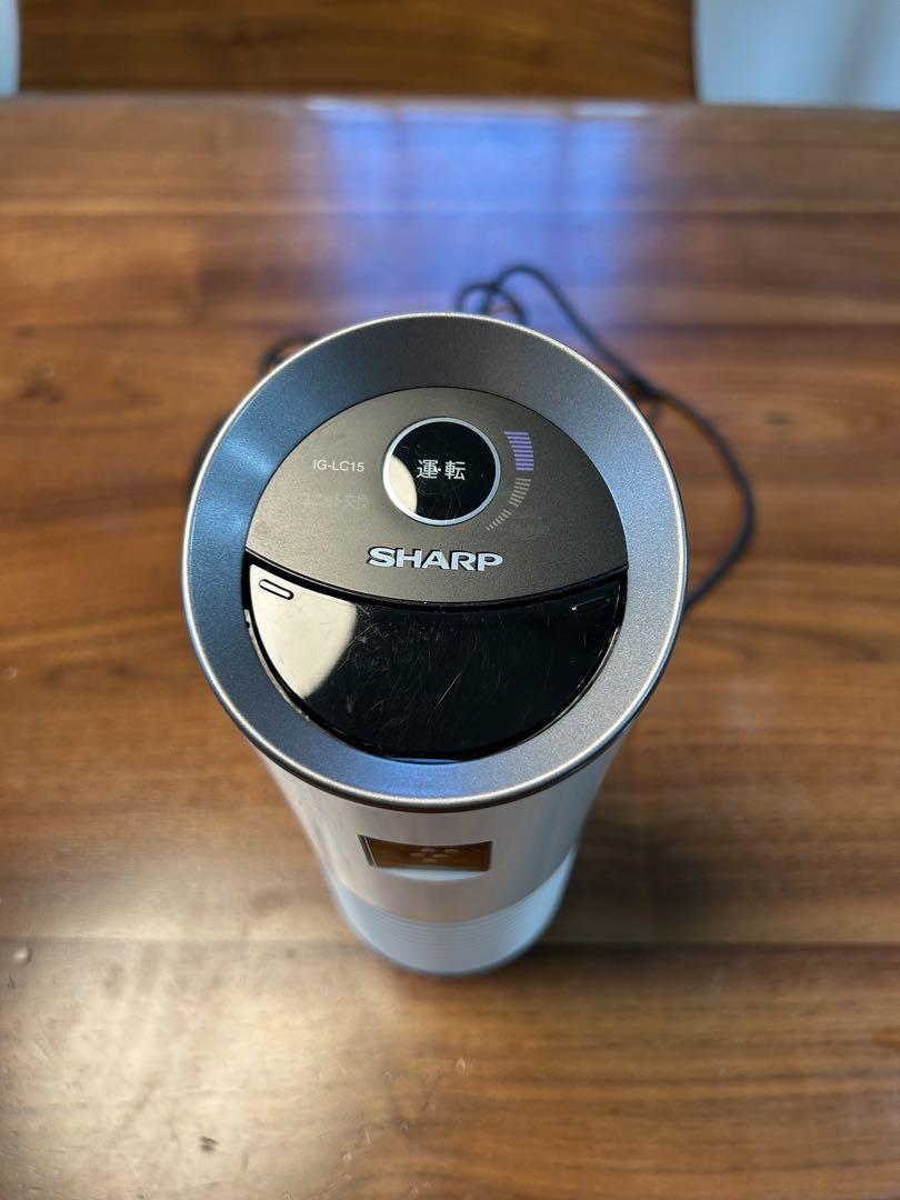 SHARP IG-LC15-W プラズマクラスターイオン発生機 ホワイト