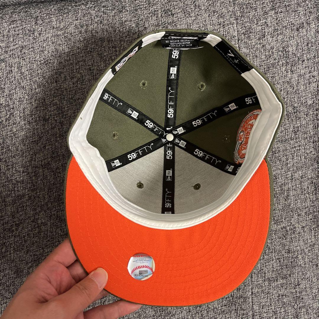 New Era 59FIFTY キャップ 7 1/8 オリーブ