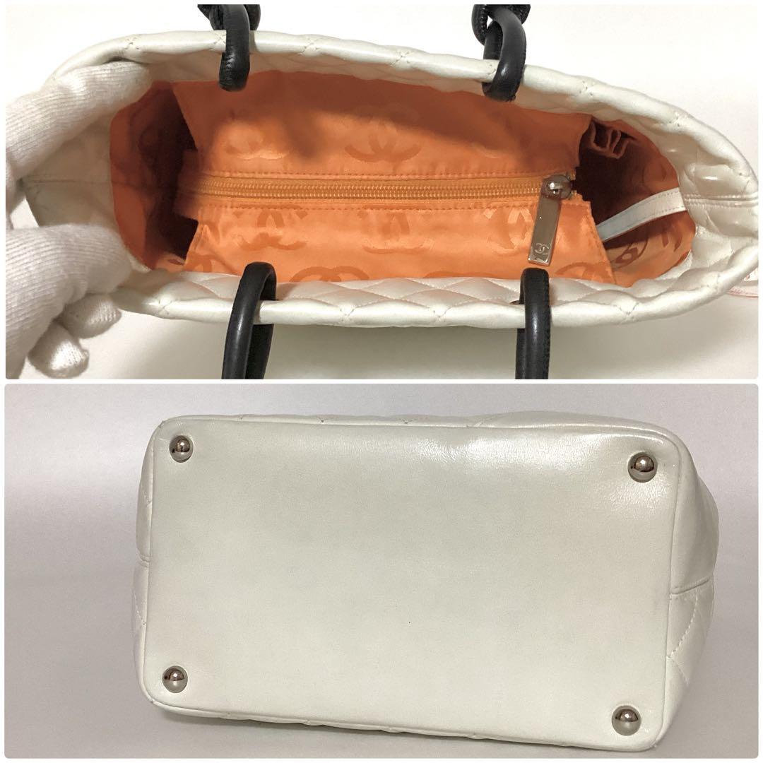 ☆極美品☆ シャネル　カンボンライン　パイソン　トートバッグ