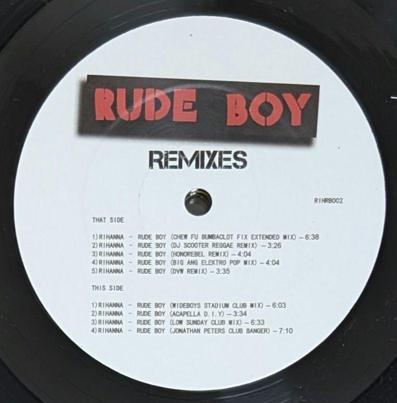 Rihanna Rude Boy リアーナ ルードボーイ 12インチレコード