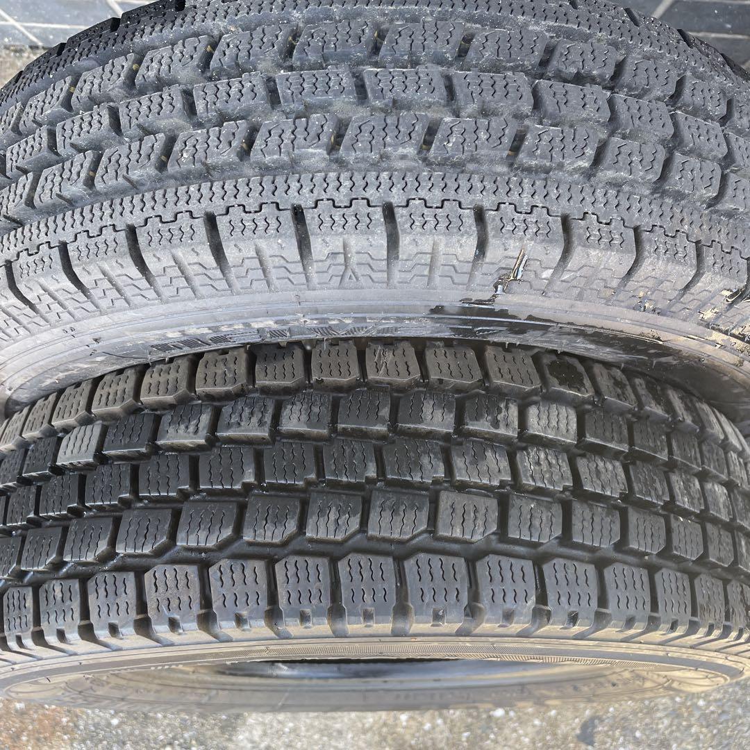 スタッドレスタイヤ　145/R12 4本セット　バリ山