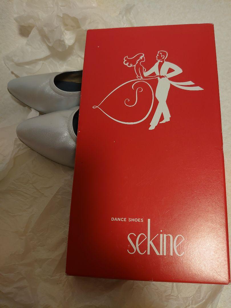 sekine ダンスシューズ シルバー 24