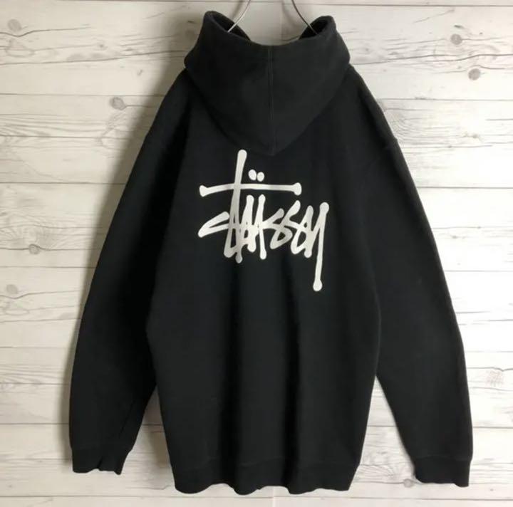 国産格安 最高デザイン stussy バックプリント 即完売品 定番モデル パーカー mahR3-m65021109600 得価爆買い