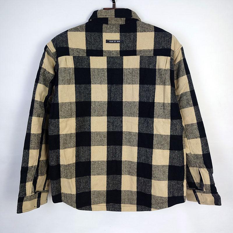 fear of god FOG essentials チェックコートジャスティン
