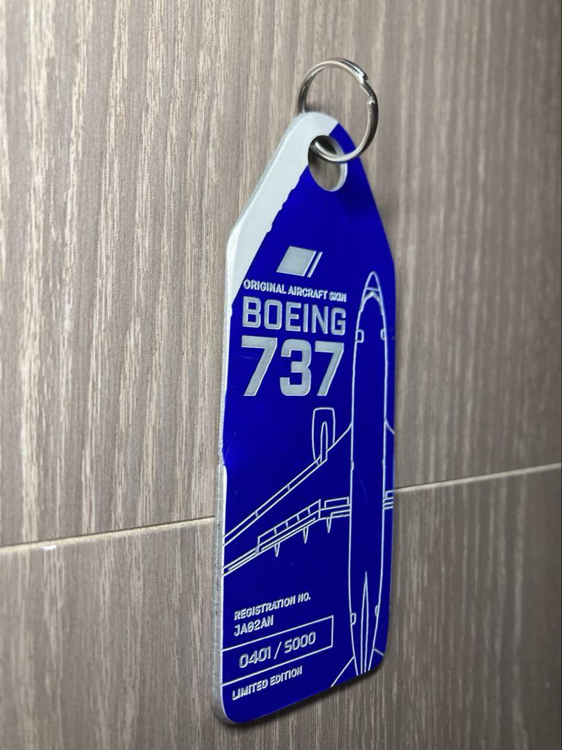 【希少】ANA B737 Aviationtag ミックスカラー 誕生日ナンバー 希少】ANA B737 Aviationtag ミックスカラー 誕生日ナンバー