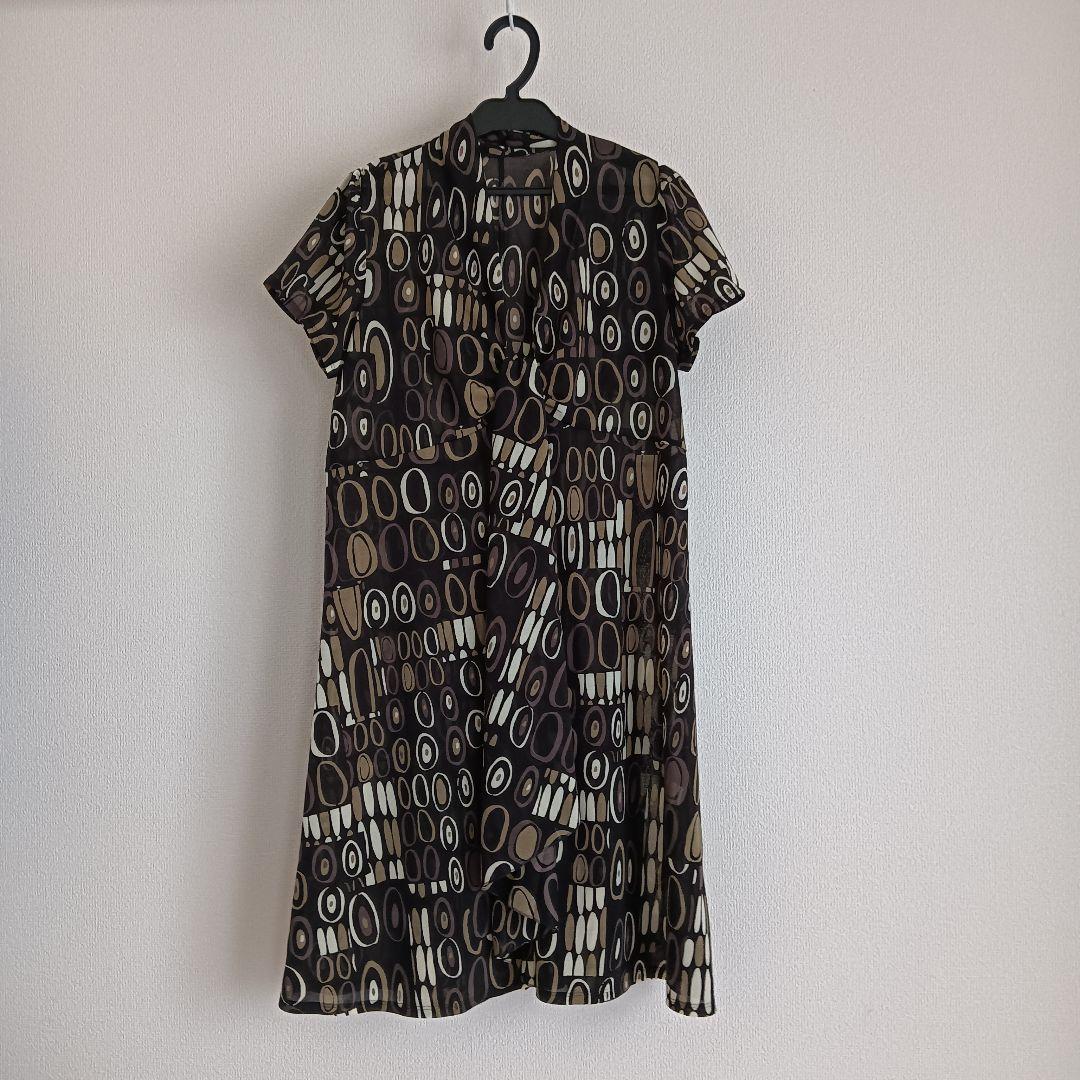 【送料無料/新品】 HIROKO ワンピース チュニック 総柄 ヒロココシノ KOSHINO トップス