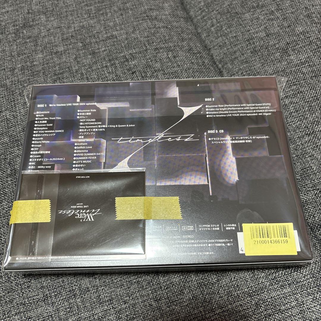 We're timeless LIVE TOUR 2024 初回限定盤DVD