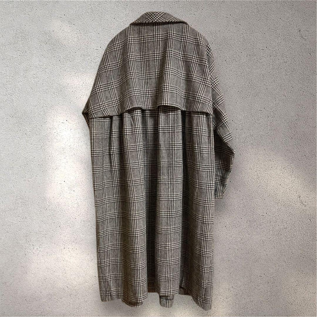 美品ミズイロインド mizuiro ind ウールロングコート MARcourt