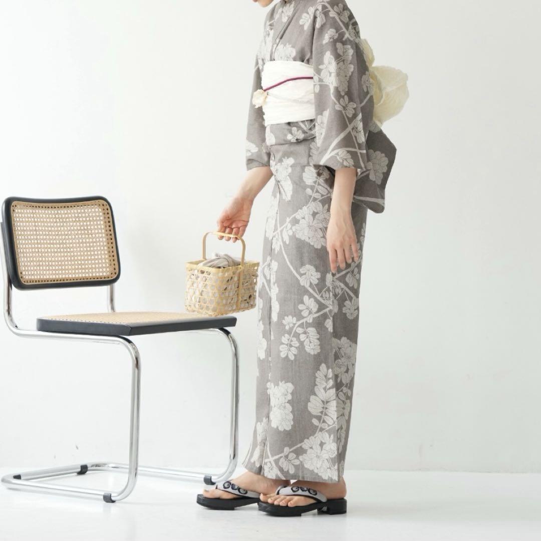 と*ち様 新品 utatane 浴衣 帯 下駄 3点セット 日本製