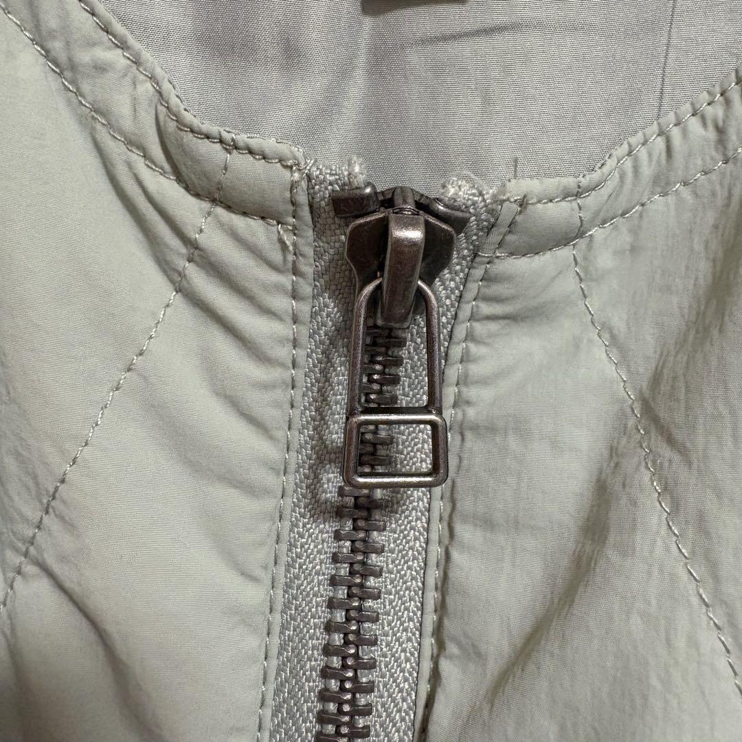 Stussy グリーン キルティングベスト