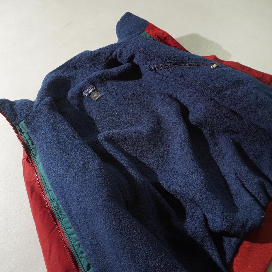 Patagonia 90s シェルドシンチラジャケット USA製 赤/RW91