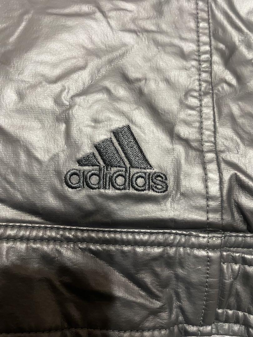 【希少】adidas アディダス　ライダース　レザージャケット フリース　異素材