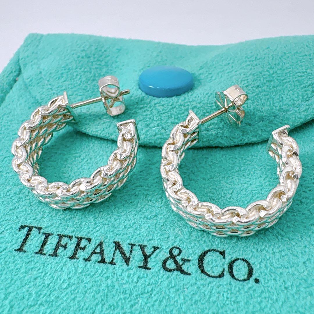 ティファニー サマセット フープ ピアス シルバー925TIFFANY