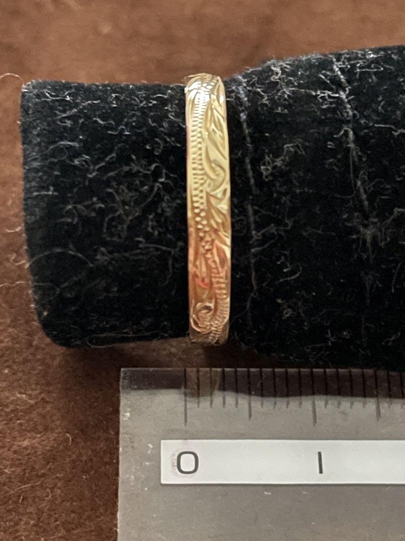 ハワイアンジュエリー　K14 フープピアス　片耳のみ　14K