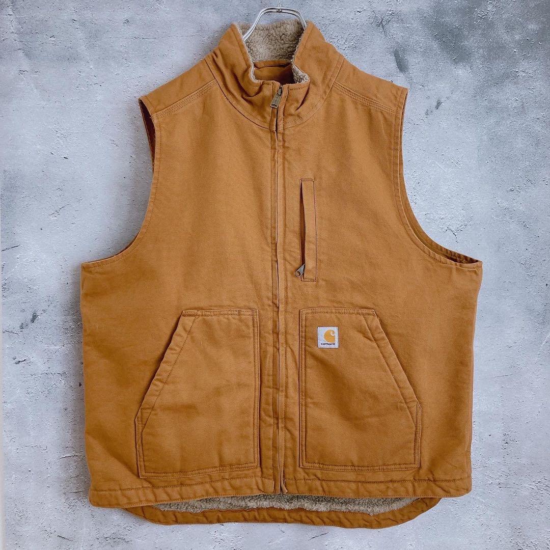 人気ブランド新作豊富 【入手困難】90's Carhartt ボアベスト ダック